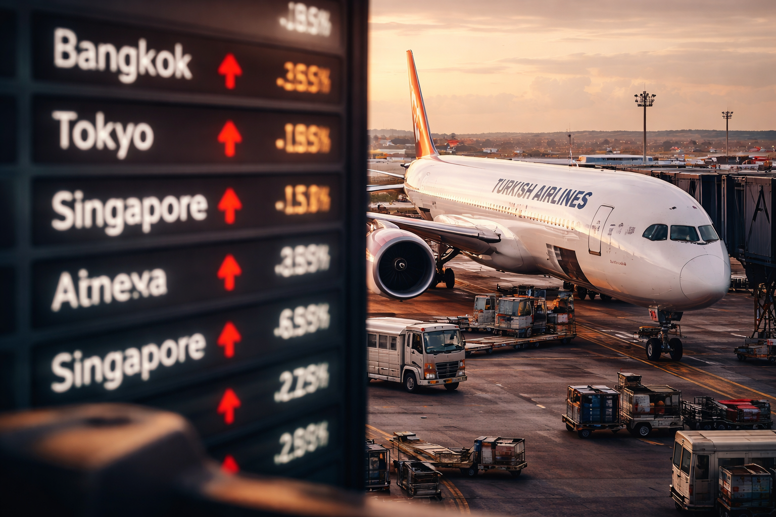 Turkish Airlines подняла цены на рейсы в Азию на фоне кризиса в Персидском заливе Turkish Airlines подняла цены на рейсы в Азию на фоне кризиса в Персидском заливе