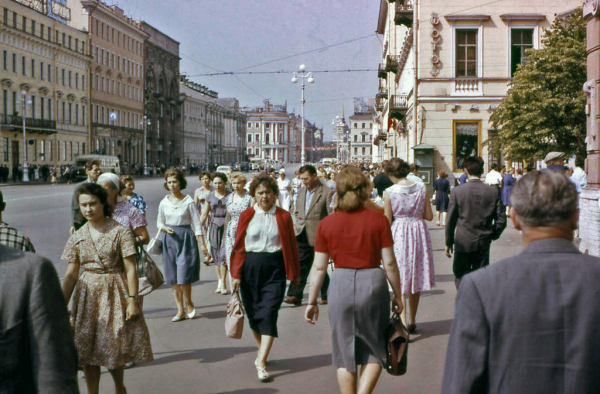 Как выглядел Ленинград в 1961 году Как выглядел Ленинград в 1961 году